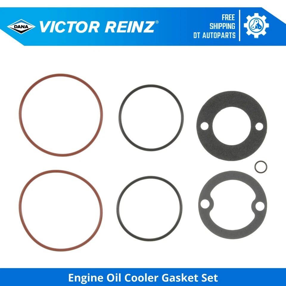 Juego de juntas de enfriador de aceite de motor para Chevrolet S7 1987 Victor Reinz Foto 1 de 1