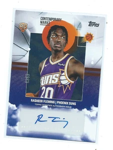 2025/26 Topps-Rasheer Fleming Rookie Contemporary Marks Autograph-Phoenix Suns - Picture 1 of 1