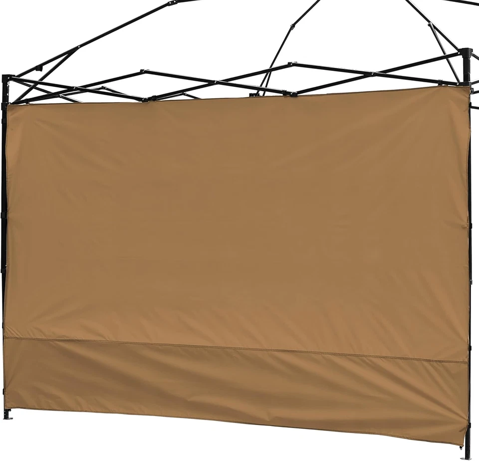 Canopy Sunwall Sidewall Gazebos Tent Waterproof for 10x10ft Pop up Canopy Straig