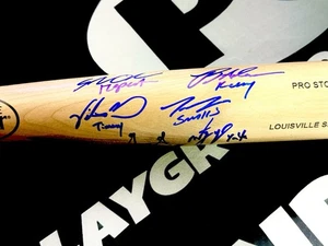 The Sandlot Cast Autographed Louisville Slugger Baseball Bat Beckett COA - Picture 1 of 2