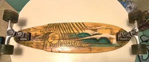 Vint.Sector 9 Bamboo Bluewave Haleiwa Airbrush 31.5" x 8.625" Board All Original - Picture 1 of 13