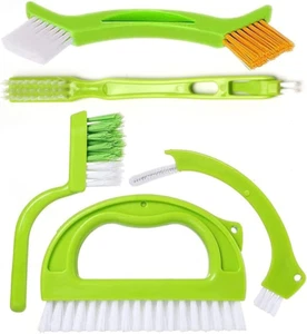GYB Green 5 in 1 Tile Grout Cleaning Brush Mould Remover Narrow Stiff Stain C... - Picture 1 of 14