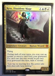 Kess, Dissident Mage FOIL - MTG Commander 2017 C17 Mythic Excellent (EX) - Imagen 1 de 1