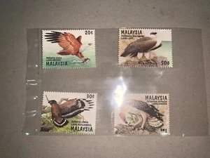 Malaysia 1996 birds of prey 4v mnh - Picture 1 of 2