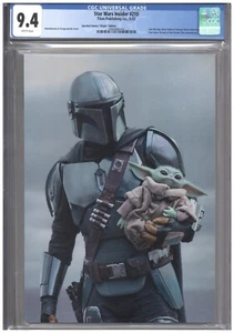 Star Wars Insider #210 CGC 9.4 Spectral Virgin Mandalorian Grogu variante fotográfica - Imagen 1 de 2