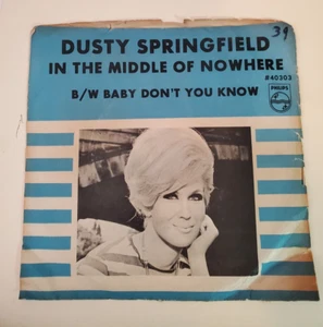 Dusty Springfield IN THE MIDDLE OF NOWHERE (POP 45/PS)#40303 PLAYS VG++ NO NOISE - Picture 1 of 6