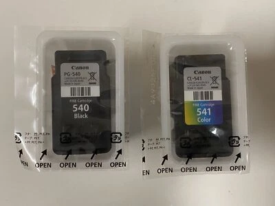 TOP 2er SET original Canon Tintenpatronen PG-540 Black CL-541 Color Rechnung - Bild 1 von 2