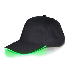 (1)Unisex LED Lights Fishing Hat Outdoor Cool For Night Fishing Hunting Hiking