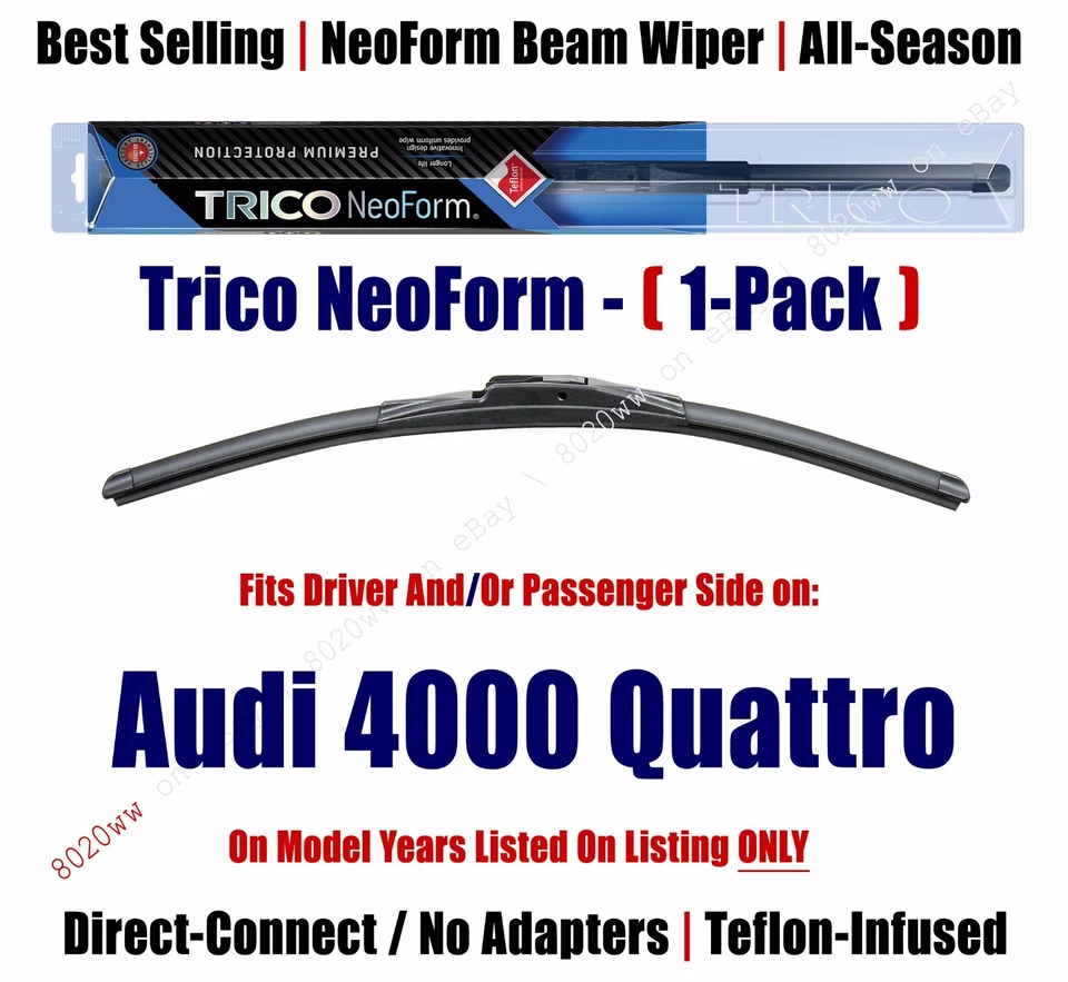 Escobilla limpiaparabrisas Super Premium NeoForm (cantidad 1) para Audi 4000 Quattro 16180 1984 Foto 1 de 1