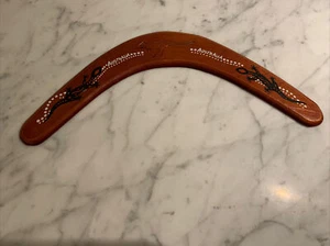Australian Wood Bumerang Känguru Authentic - Bild 1 von 2