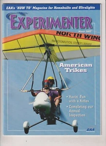 Experimenter Aviation Mag american Trikes & A Kitfox March 2002 040420nonrh - Picture 1 of 1
