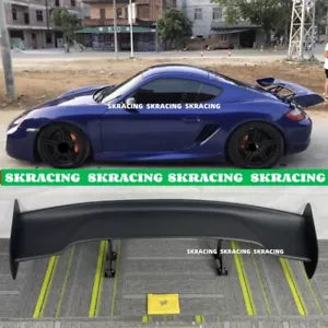 For Porsche 718 981 987 Boxster Cayman Unpainted FRP Rear Spoiler Wing Body Kits - Picture 1 of 19