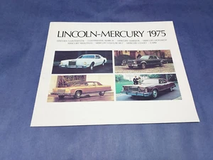 Vintage 1975 Lincoln Mercury Car Auto Dealer Brochure - Picture 1 of 3