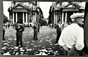 X large vintage photo election day piazza del polpolo Roma Italy 1972 by Sansone - Picture 1 of 3