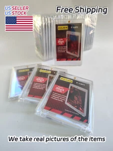 50 Pack Magnetic Trading Sports Card Holders 35pt One-Touch Hard UV Protection - Picture 1 of 5