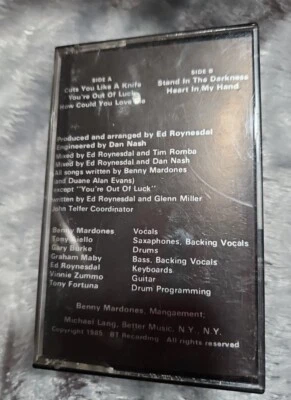 BENNY MARDONES Limited Edition Pre Release BT Recording (Cassette, 1985) *RARE* - Image 1 of 4