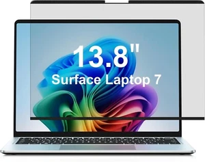 STARY Magnetic Privacy Screen for 13.8 inch Surface Laptop 7, Microsoft Laptop - Picture 1 of 9