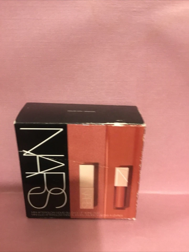 Nars Mini Afterglow Liquid Blush Lip Shine Duo Dolce Vita and Aragon Set