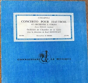 PIERRE PIERLOT - KARL RISTENPART / CIMAROSA / LES DISCOPHILES FRANCAIS - Picture 1 of 1