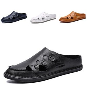 New Mens Flats Loafers Shoes Slippers Sandals Backless Soft Breathable Slip on 