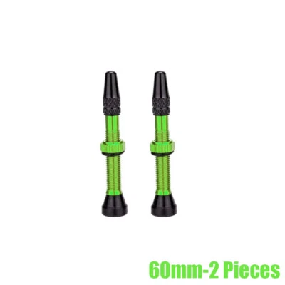 2 Piezas Bicicleta MTB Neumático Tubeless 40mm/60mm Válvula Presta Llanta Tubeless Núcleo de Neumático Foto 1 de 4