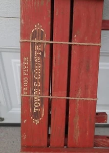 Vintage Radio Flyer Wood Town & Country Wagon Panels Rails - Picture 1 of 4