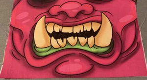 Zombie #6 Mouth Panel 100% Cotton Woven Child Size 5x7.5” - Picture 1 of 1