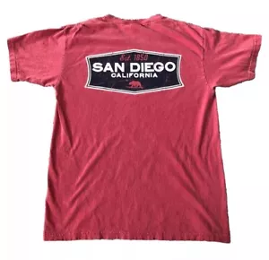 Comfort Colors San Diego Graphic T-Shirt Men’s Large Heavy Cotton - Picture 1 of 3