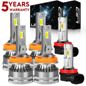 For Ford Fusion 2019-2020 LED Headlight Bulb High Low Beam Fog Light White V15QC - Picture 1 of 17