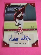 2015 Leaf Perfect Game National Showcase PG Autograph RED #d/5 Nick Wilhite, GT,