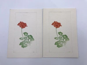 Vtg Hallmark 1989 1st in a Showcase Series by Donna Rokoff Greeting Cards Set 2 - Picture 1 of 3