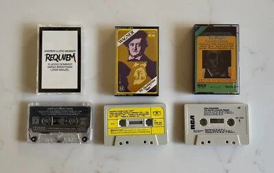 Lot of 3 Classical Cassette Tapes: Wagner, Chopin, Andrew Lloyd Webber Requiem - Image 1 of 2