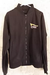 In-N-Out Burgers full zip black employee windbreaker jacket sz M - Picture 1 of 3