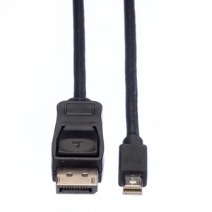 DisplayPort Kabel, DP Stecker - Mini DP Stecker, schwarz, 3 m - Bild 1 von 3