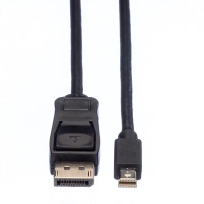 DisplayPort Kabel, DP Stecker - Mini DP Stecker, schwarz, 3 m - Bild 1 von 3