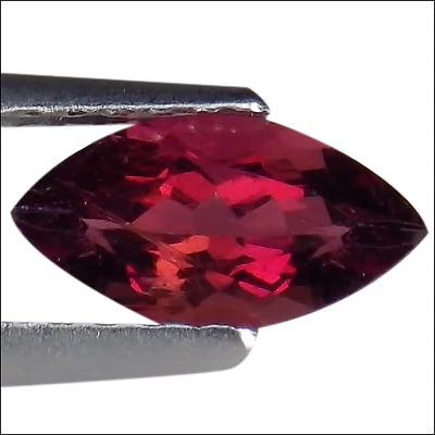 0.61 Ct Natural Tourmaline Gemstone Deep Pink Color Marquise Cut - Image 1 of 4
