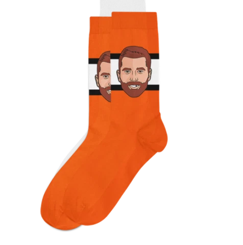 Claude Giroux Philadelphia Flyers Major League Socks! NHL NHLPA Babsocks Sock Cover