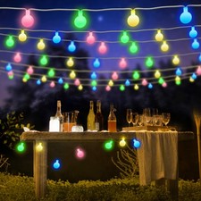 50 LED Outdoor String Lighting Waterproof Garden Fairy Lights Lamp For Christmas