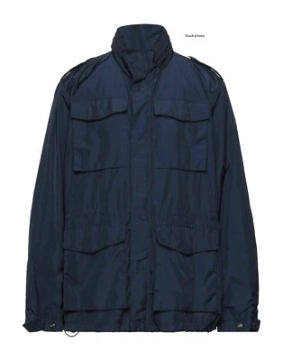 NWT  TRUSSARDI Lightweight Memory Field Jacket in Navy Blue, Sizes IT 52 and 54 - Image 1 of 4