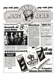 3w23052/ Alte Reklame aus 1977 – BISON Tabak aus Holland - Picture 1 of 1