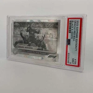 PSA9 - /15 - Verstappen Red Bull #194 - Sapph Black & White 2022 Topps Chrome F1 - Picture 1 of 4