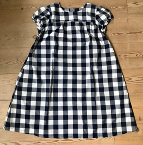 POLARN O. PYRET ☀️ Kleid 122 128 Blau Weiß kariert Baumwolle Schweden P.O.P wNEU - Bild 1 von 8