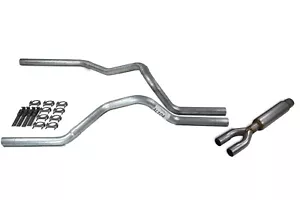 Fits Dodge Ram 1500 Truck 09-18 2.5" Dual Truck Exhaust Kits with Glasspack - Picture 1 of 3