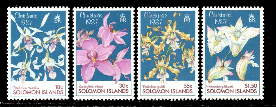 Islas Salomón Scott 598-601 muy fino +++ como nuevo nunca montado SCV $8,50 Foto 1 de 1