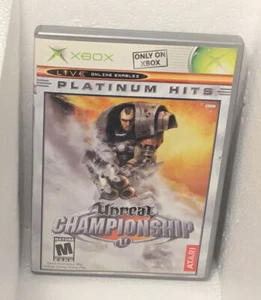 Unreal Championship Platinum Hits Microsoft OG Xbox CLEAN . TESTED . WORKS - Picture 1 of 4