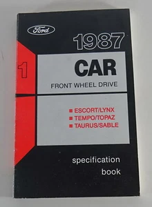 Manuales de Tablas Ford Escort,Tempo ,Taurus / Mercury Lynx,Topacio,Sable Mj. - Imagen 1 de 2