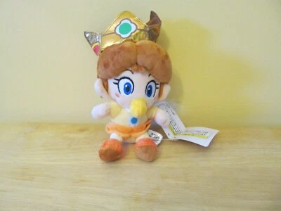 Peluche Mario Bros. Baby Princess Daisy 6" pulgadas (nuevo) Foto 1 de 2