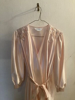 Conjunto de vestido e camisola Lorraine feminino, vintage, 1987, Estados Unidos - Imagem 1 de 4