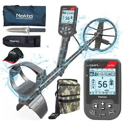 Nokta Simplex Ultra Metal Detector Waterproof - 11000625 + Serious Beginner Pack - Image 1 of 4