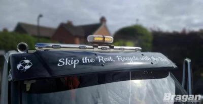 Roof Bar + LED To Fit Peugeot Expert 2007+ Van Front Stainless Steel Accessories - Image 1 of 4